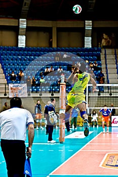 Volley jump service