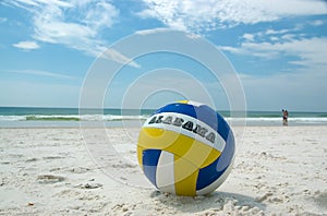 Volleyball on the beach in Alabama