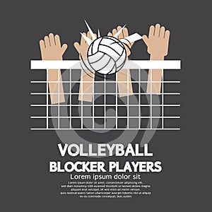 Volleyball Block Players Sports