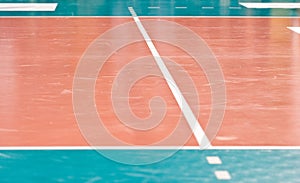 Volleyball floor