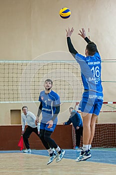 volleyball game dnipro vs kazhani ukrainian super league men