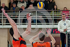 volleyball game dnipro vs kazhani ukrainian super league men