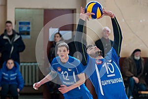 volleyball game dnipro vs kazhani ukrainian super league men