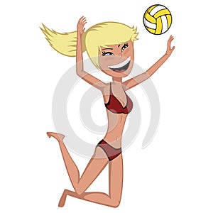 Volleyball girl