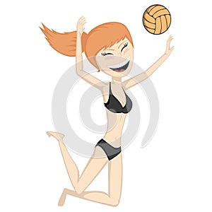 Volleyball girl