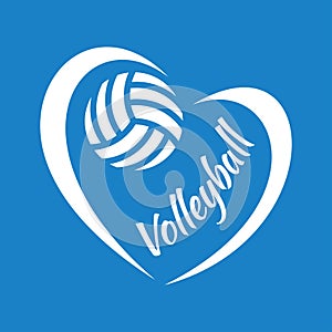 Volleyball heart