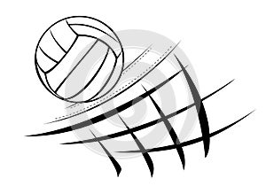 Volleyball illustration