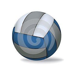 Volleyball Isolated on White Illustration