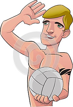 Volleyball man