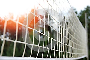 Volleyball net background sport