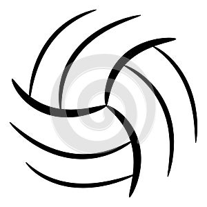 Volleyball vector eps Hand drawn, Vector, Eps, Logo, Icon, silhouette Illustration by crafteroks for different uses. Visit my webs