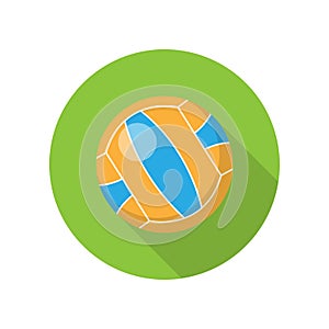 Volleyball Vector Illustration in Flat Design