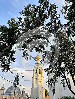 Vologda Kremlin and St. Sophia Cathedral from an unusual angle