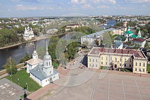 Vologda; top view; Alexander Nevsky Temple