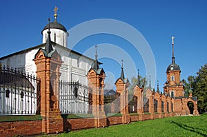 Volokolamsk, Moscow region, Russia - September, 2020:   Volokolamsk Kremlin. The architectural ensemble in Volokolamsk