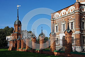 Volokolamsk, Moscow region, Russia - September, 2020:   Volokolamsk Kremlin. The architectural ensemble in Volokolamsk. Kremlin