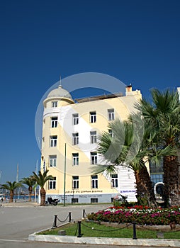 Volos city, Greece, landscape of the beautiful and historical city.