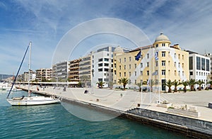 Volos city waterfront, Thessaly, Greece