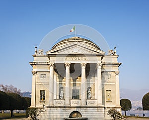 The Volta Temple in Como, Italy