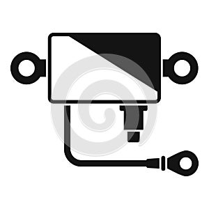 Voltage controller icon simple vector. Electric regulator