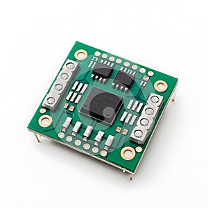 Voltage Reference IC isolated on a white background