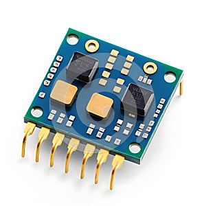 Voltage Reference IC isolated on a white background