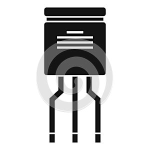 Voltage stabilizer icon simple vector. Electric regulator