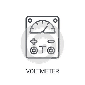 Voltmeter icon. Trendy Voltmeter logo concept on white backgroun