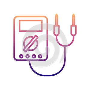 voltmeter nolan icon. Simple thin line, outline vector of Measuring Instruments icons for ui and ux, website or mobile application