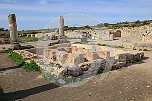 Volubilis, a UNESCO World Heritage Site home to Morocco’s best-preserved Roman ruins.