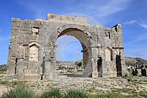 Volubilis, a UNESCO World Heritage Site home to Morocco’s best-preserved Roman ruins.
