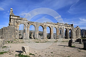 Volubilis, a UNESCO World Heritage Site home to Morocco’s best-preserved Roman ruins.