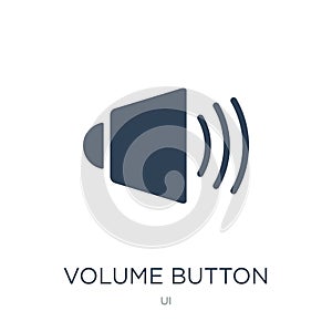 volume button icon in trendy design style. volume button icon isolated on white background. volume button vector icon simple and