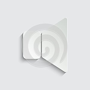 Volume icon.  Symbol of speaker volume for web design