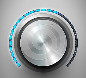 Volume knob. Vector illustration