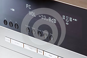 Volume tuning on av receiver