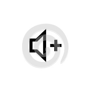 Volume Up Icon Simple Line Style Vector Perfect Web and Mobile Illustration