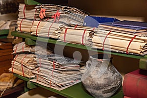 Volumes of documents.