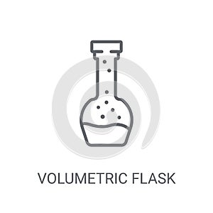 Volumetric flask icon. Trendy Volumetric flask logo concept on w