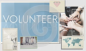 Volunteer Aid Assist Charity Giving Service Help Concept