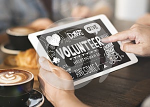 Volunteer Donate Give Charity Concept