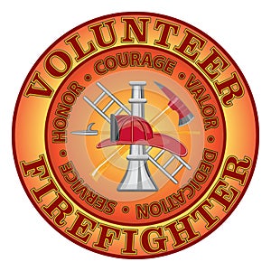 Volunteer Firefighter Courage