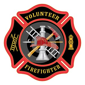 Volunteer Firefighter Maltese Cross