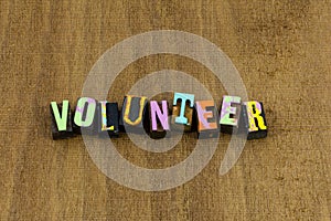 Volunteer handbook help others teamwork charity kind kindness donate