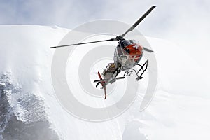 Volunteer Mountain Rescue Service in action