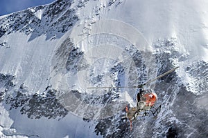 Volunteer Mountain Rescue Service in action