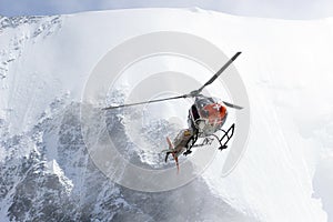 Volunteer Mountain Rescue Service in action