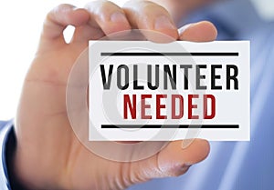 Volunteer needed