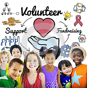 Volunteer Voluntary Volunteering Aid Assistant Concept
