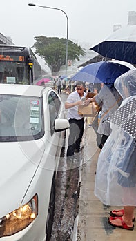 Volunteers - LKY's funeral procession